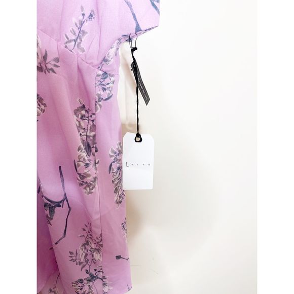 Leith Lavender Dolman Sleeve Wrap Dress - Picture 4 of 6